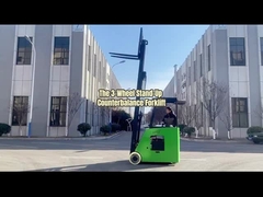 Multi arah Electric Reach Forklift Berjalan Palet Stacker 2500KG