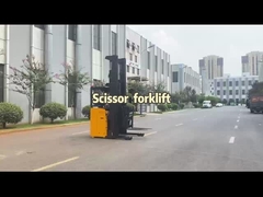 Ketinggian Pengangkat Standar 7500mm Double Reach Lift Truck Ban PU Padat