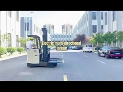 Listrik Jangkauan Forklift Truck Stacker Jack