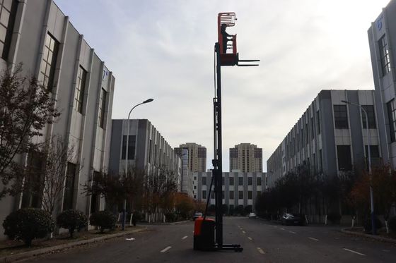 Lithium Battery  25.6V500AH Load  Capatity 1000 KG Electric Order Picking Forklift Truck Lifting Height 8000 mm  Curtis  Drive  System