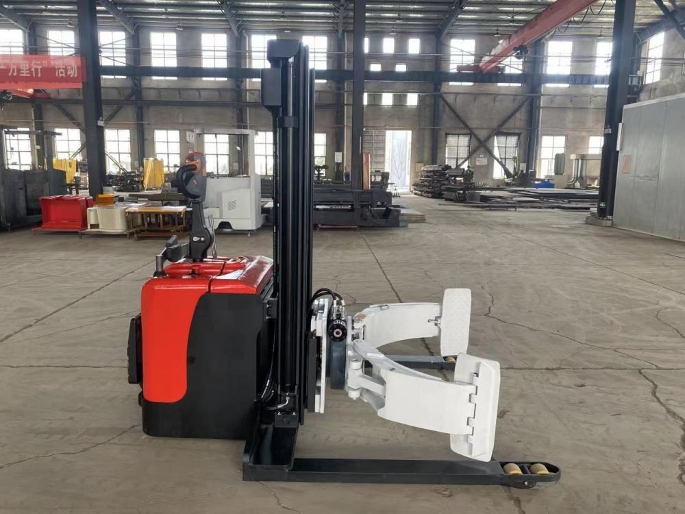 Custom Electric Pallet Stacker Reach Walkie Stacker With Fixed Chucking Clamp