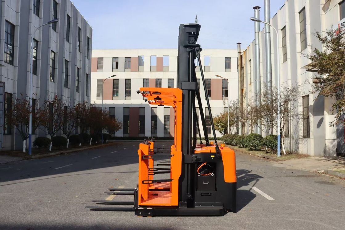 Lithium Battery  25.6V500AH Load  Capatity 1000 KG Electric Order Picking Forklift Truck Lifting Height 8000 mm  Curtis  Drive  System